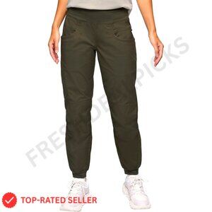 Hiking Cargo Pants Organic Cotton Blend Mid Rise Ankle Outdoor Adventure